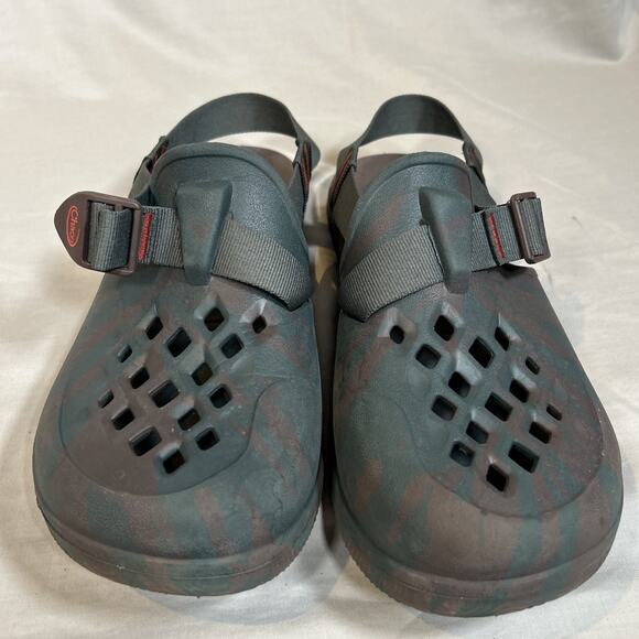 Chaco Chillos Clog M 10 Closed Toe Sandals Woodsy Growth JCH108635 Mens - Picture 2 of 9